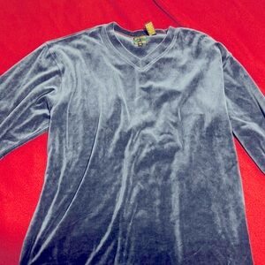 Velvet v neck crew neck